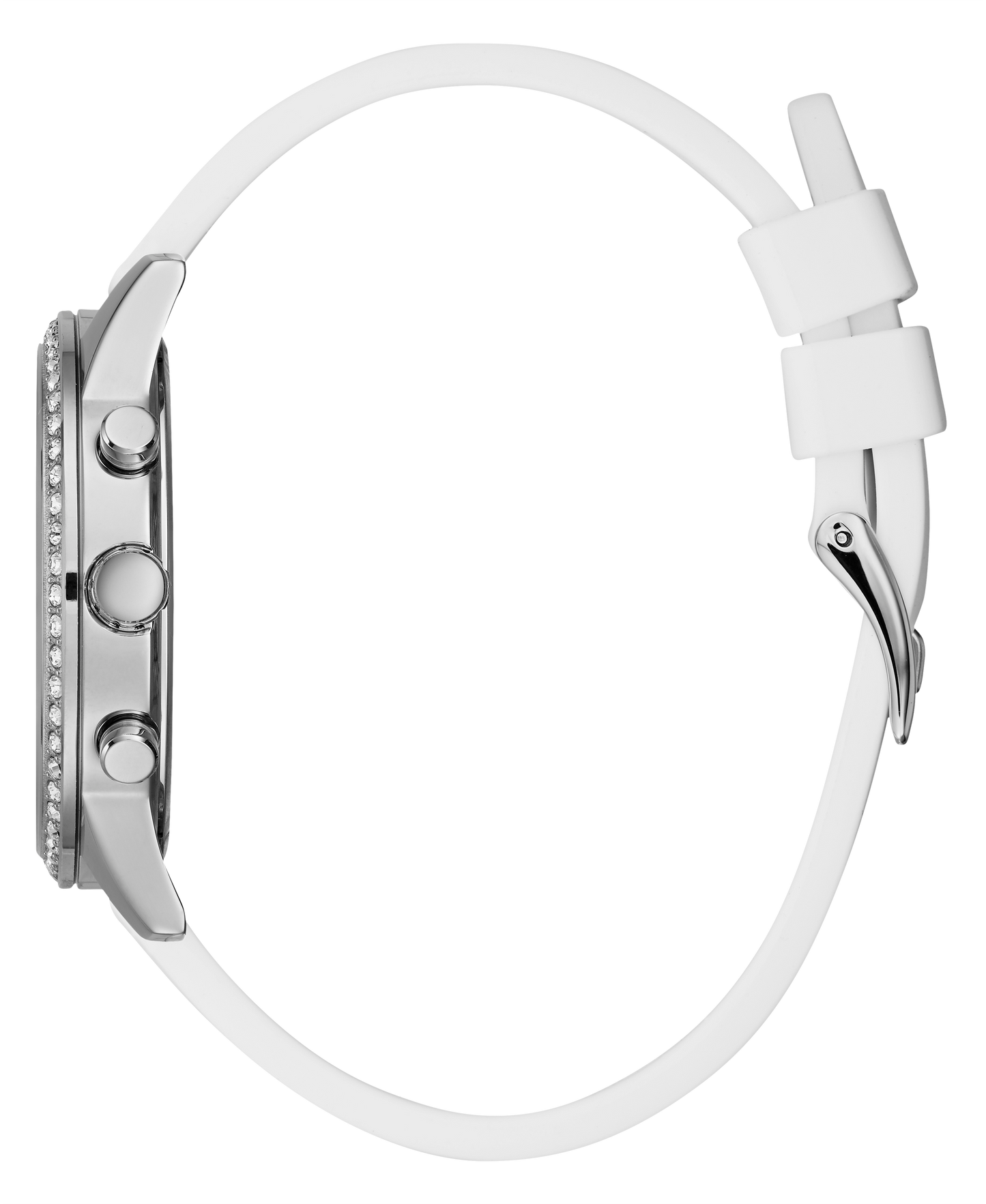 Guess Ladies White Multi-function Watch - W1135L7