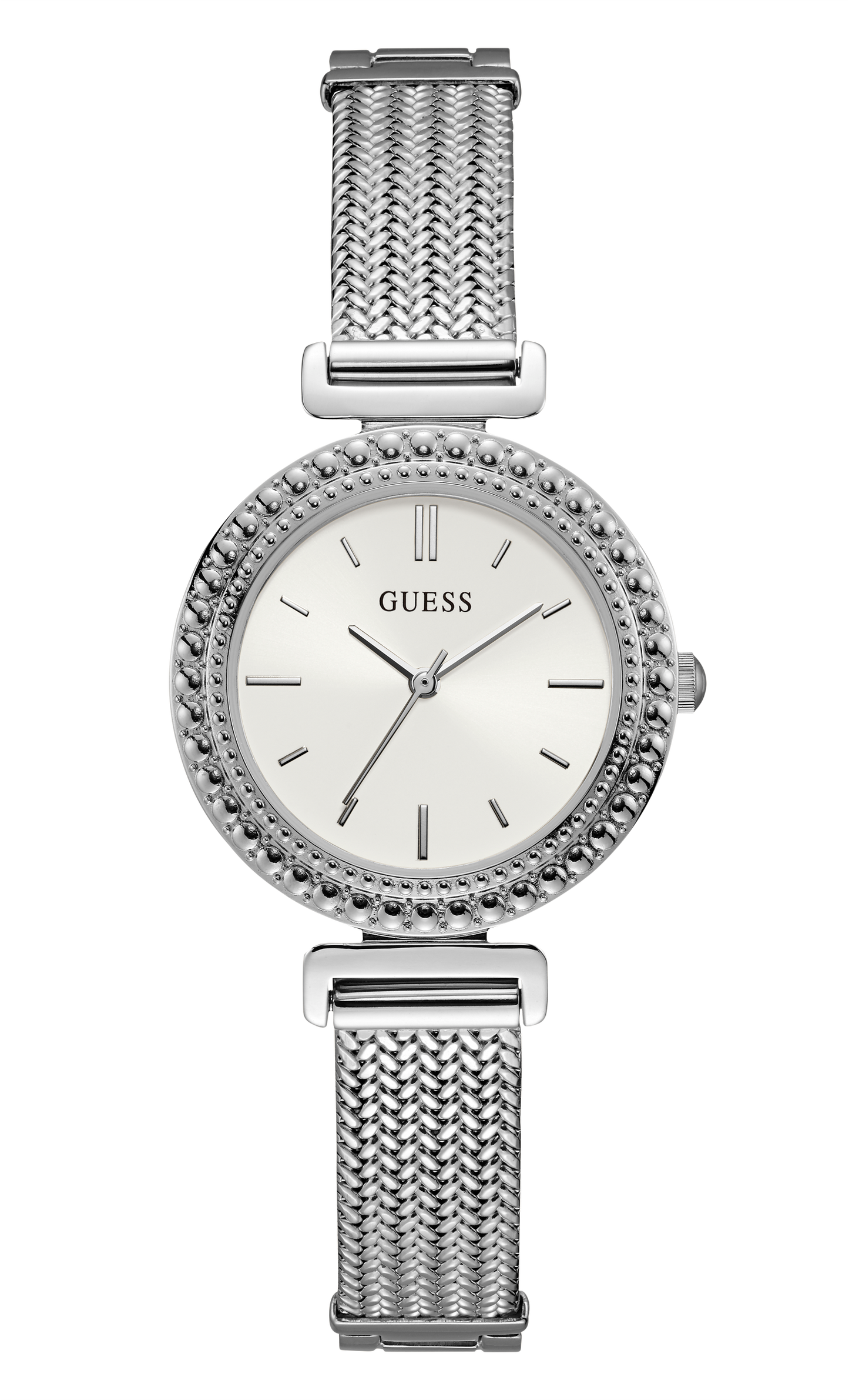 Guess Ladies Silver Analog Watch - W1152L1