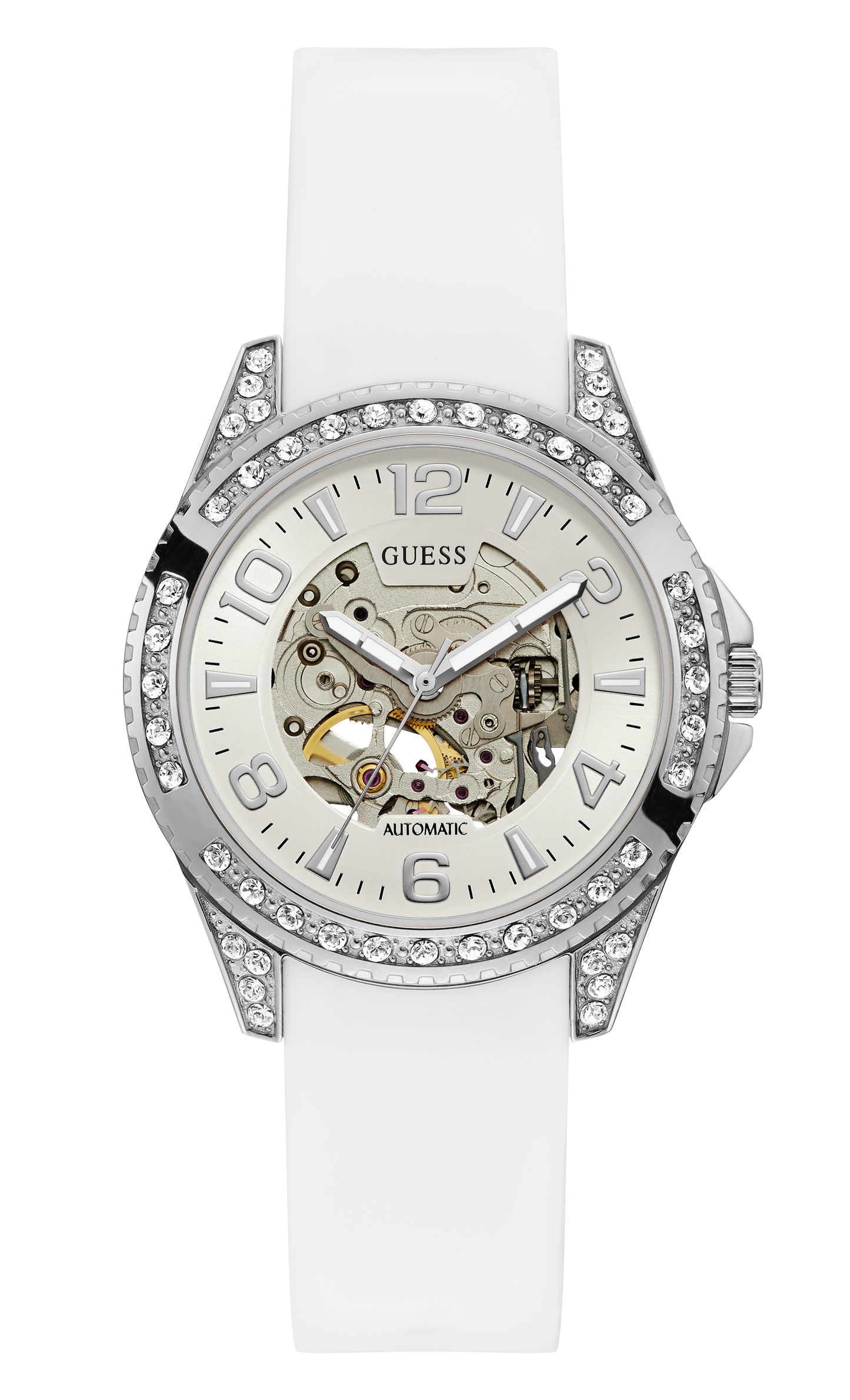 Guess Women Silver Dial Analog Watch - W1239L1