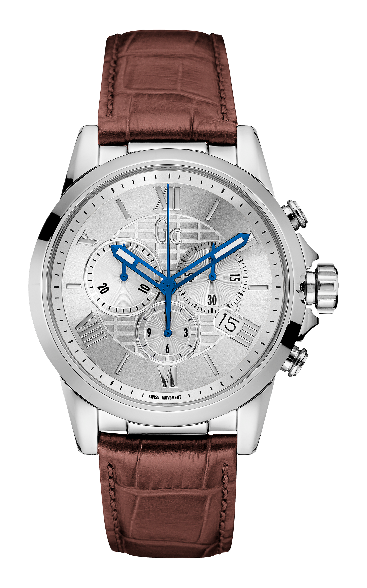GC Silver Dial Gents Watch - Y08005G1