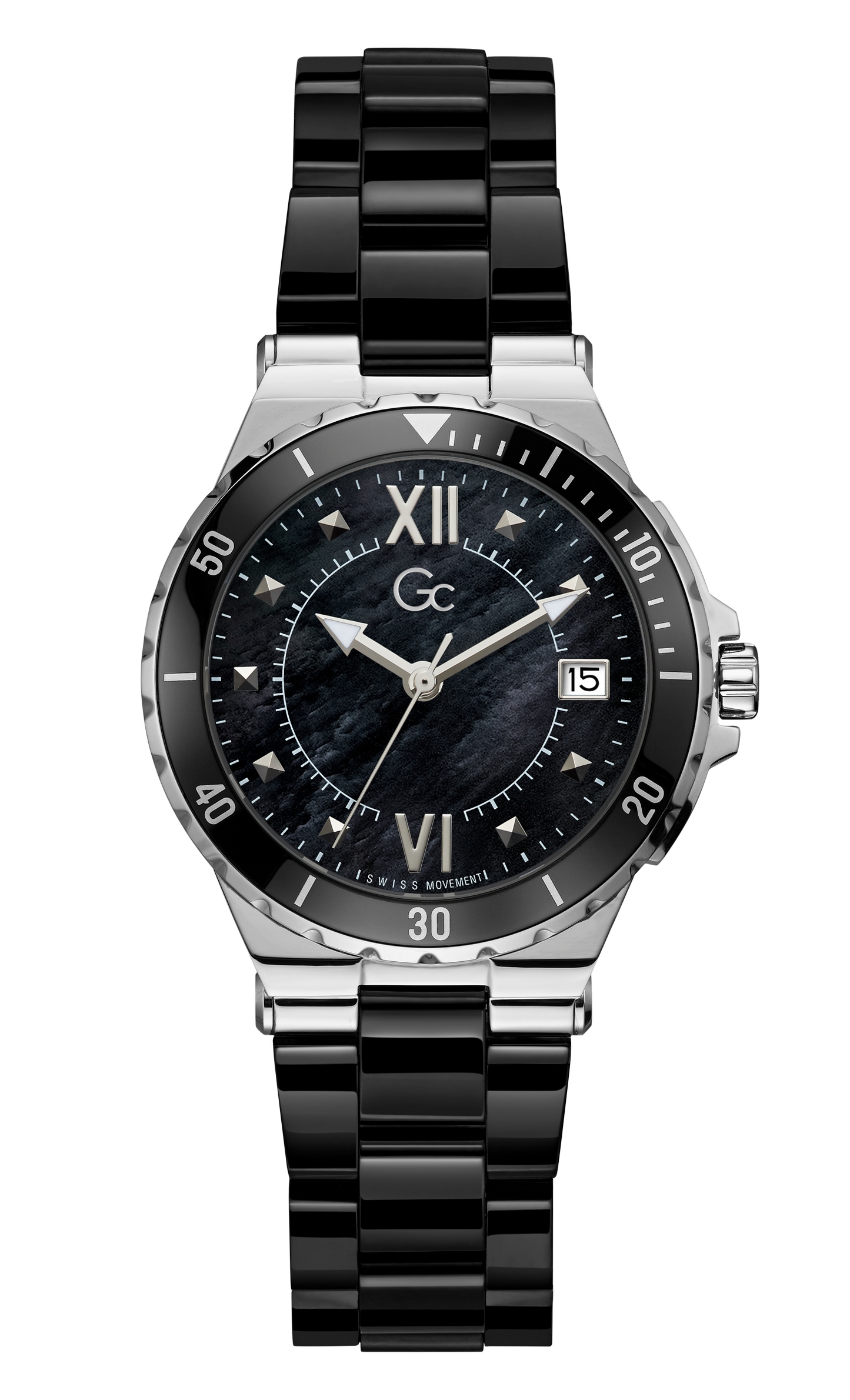 GC Ladies Wrist Watch Black - Y42002L2Mf