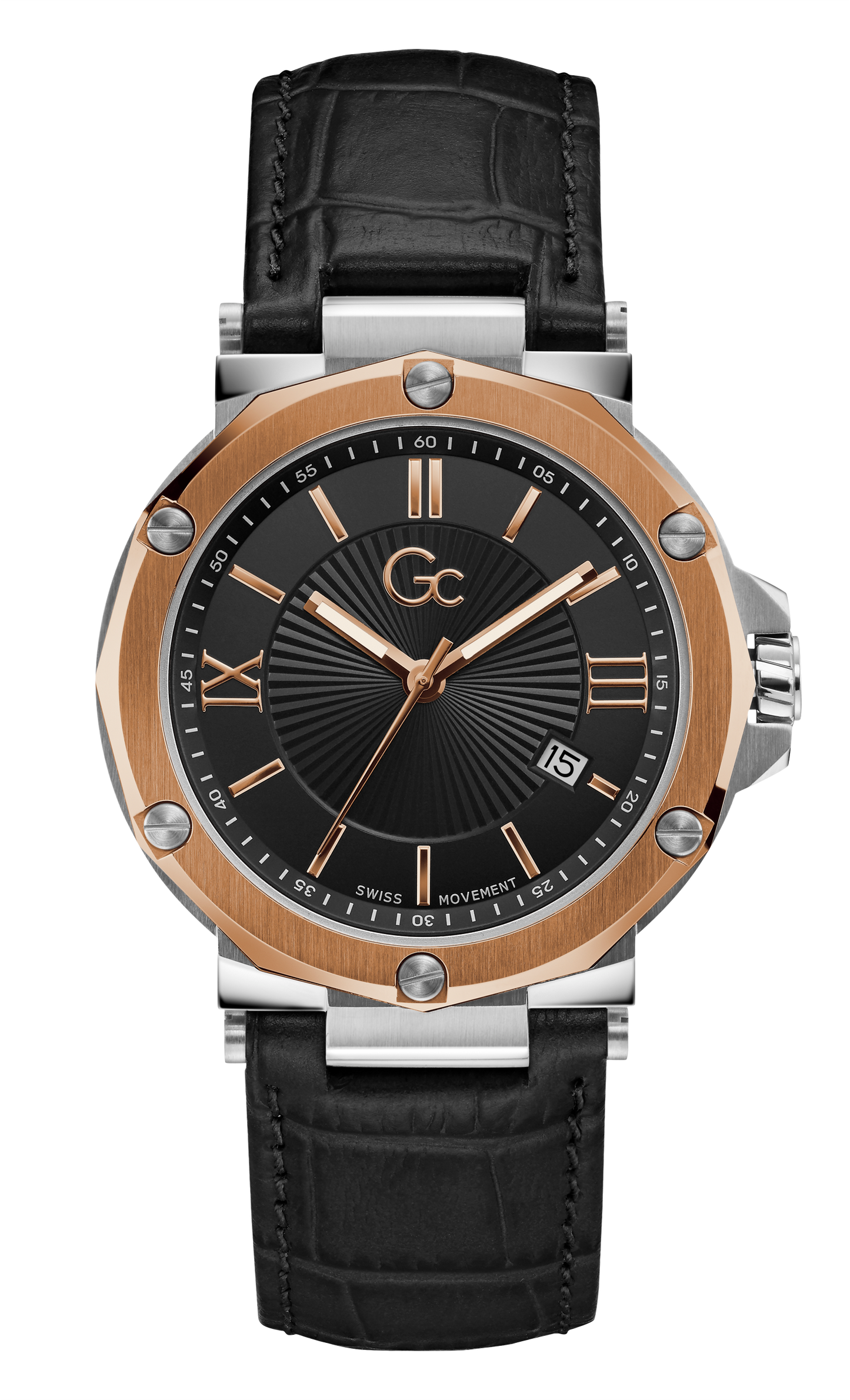 GC Black Dial Gents Watch - Y61005G2MF