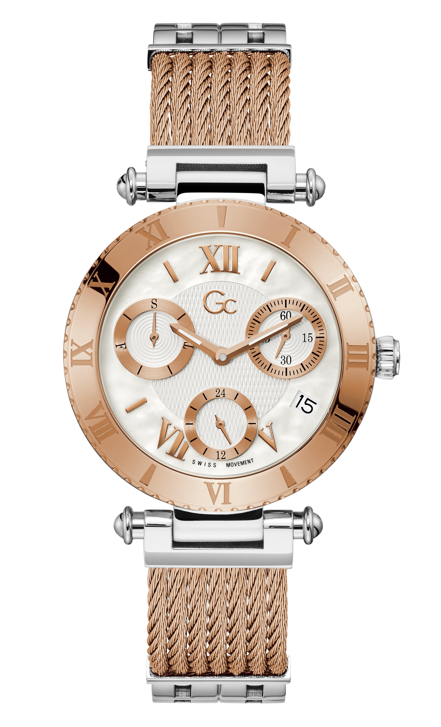 GC White Dial Ladies Watch - Y77002L1MF