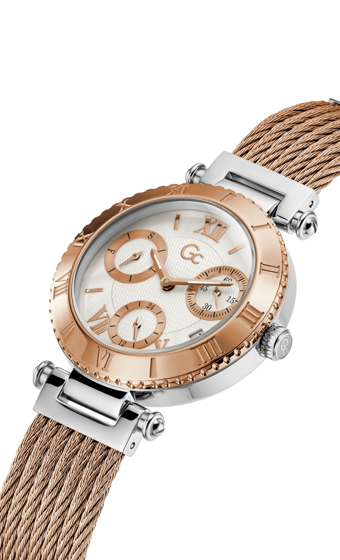 GC White Dial Ladies Watch - Y77002L1MF