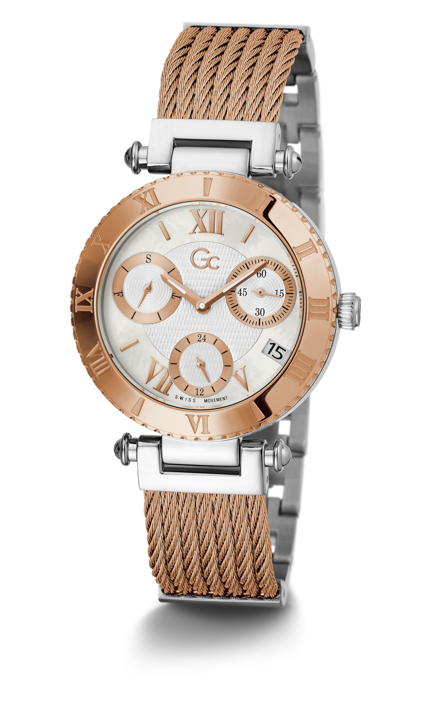 GC White Dial Ladies Watch - Y77002L1MF