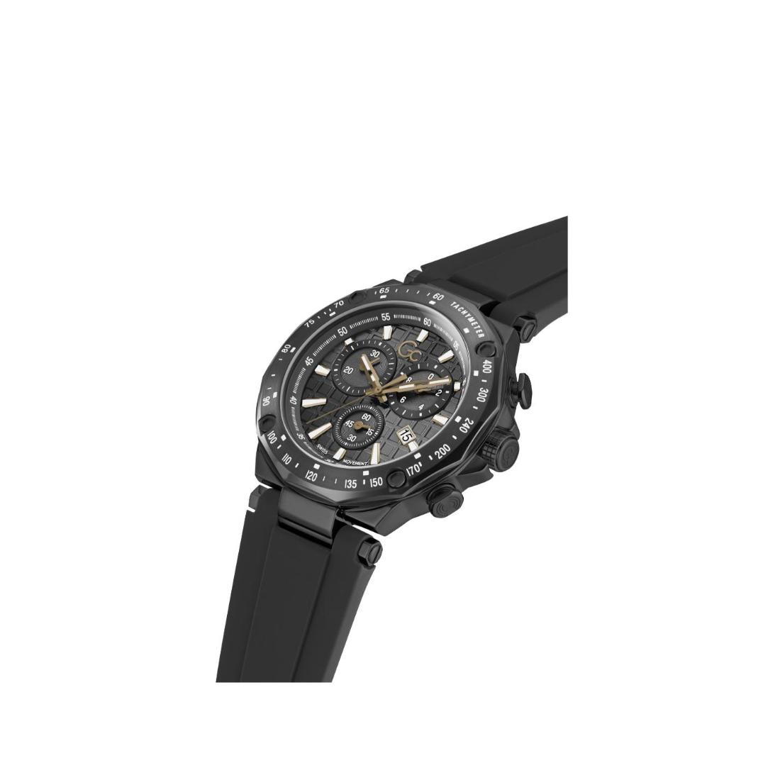 GC Men Black Dial 45 mm Analog Watch- Y81008G2MF
