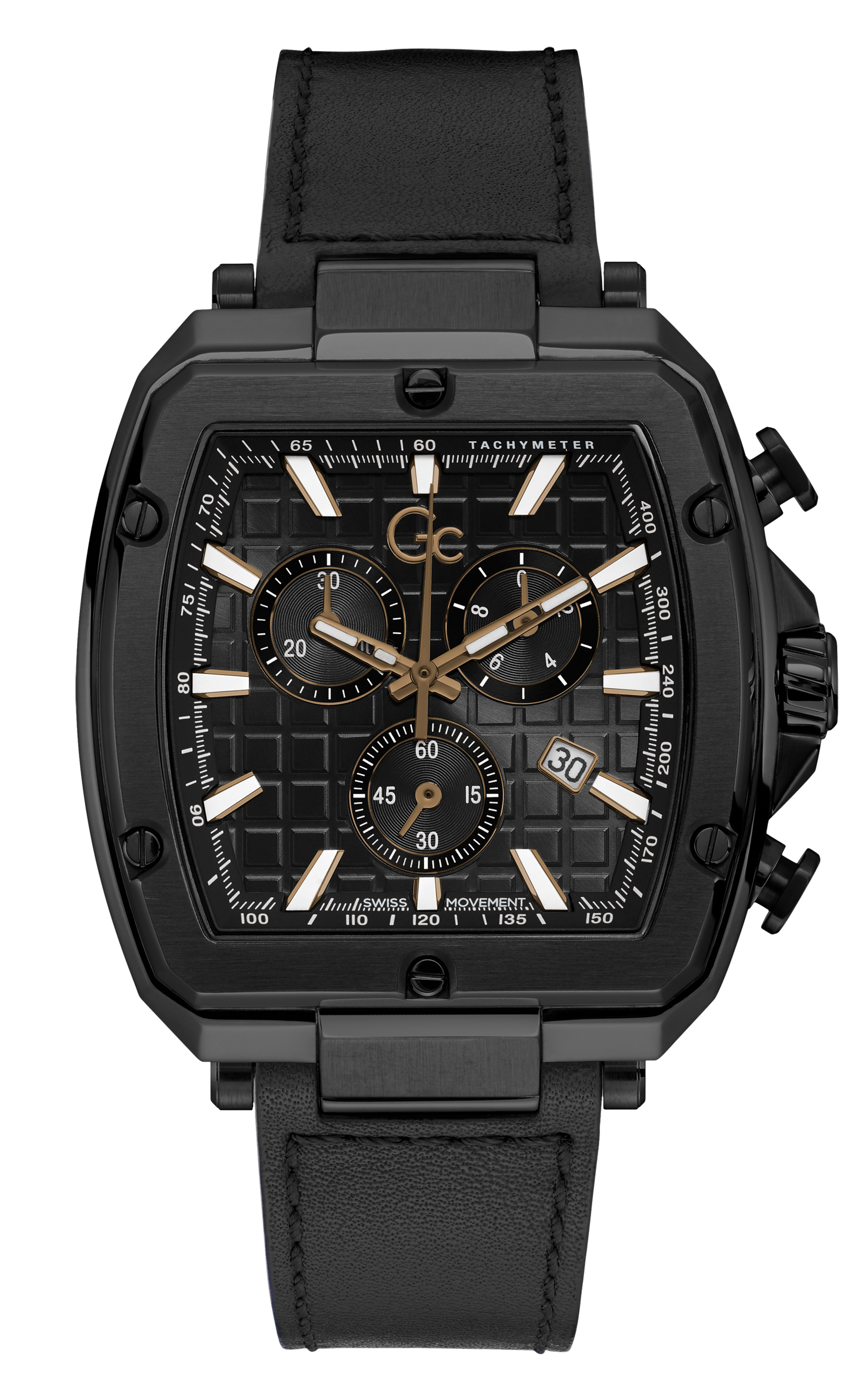 GC Black Dial Quartz Chronograph Men Watch - Y83003G2MF