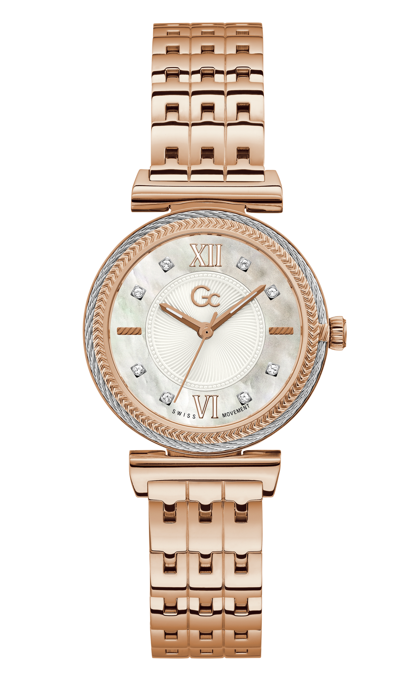 GC White Dial Quartz Analog Women Watch - Y88002L1MF