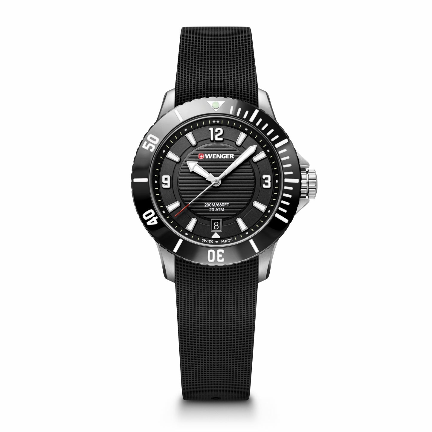 Wenger Seaforce Small 35 mm Black Dial Women Watch 01.0621.110