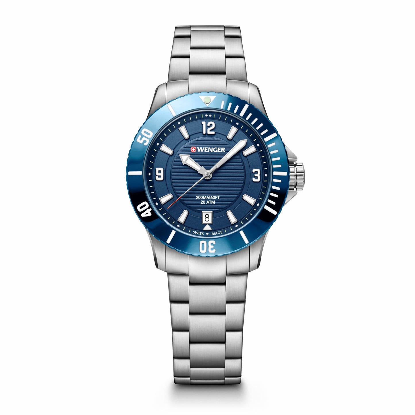 Wenger Seaforce Small 35mm Blue Dial Women Analog Watch 01.0621.111