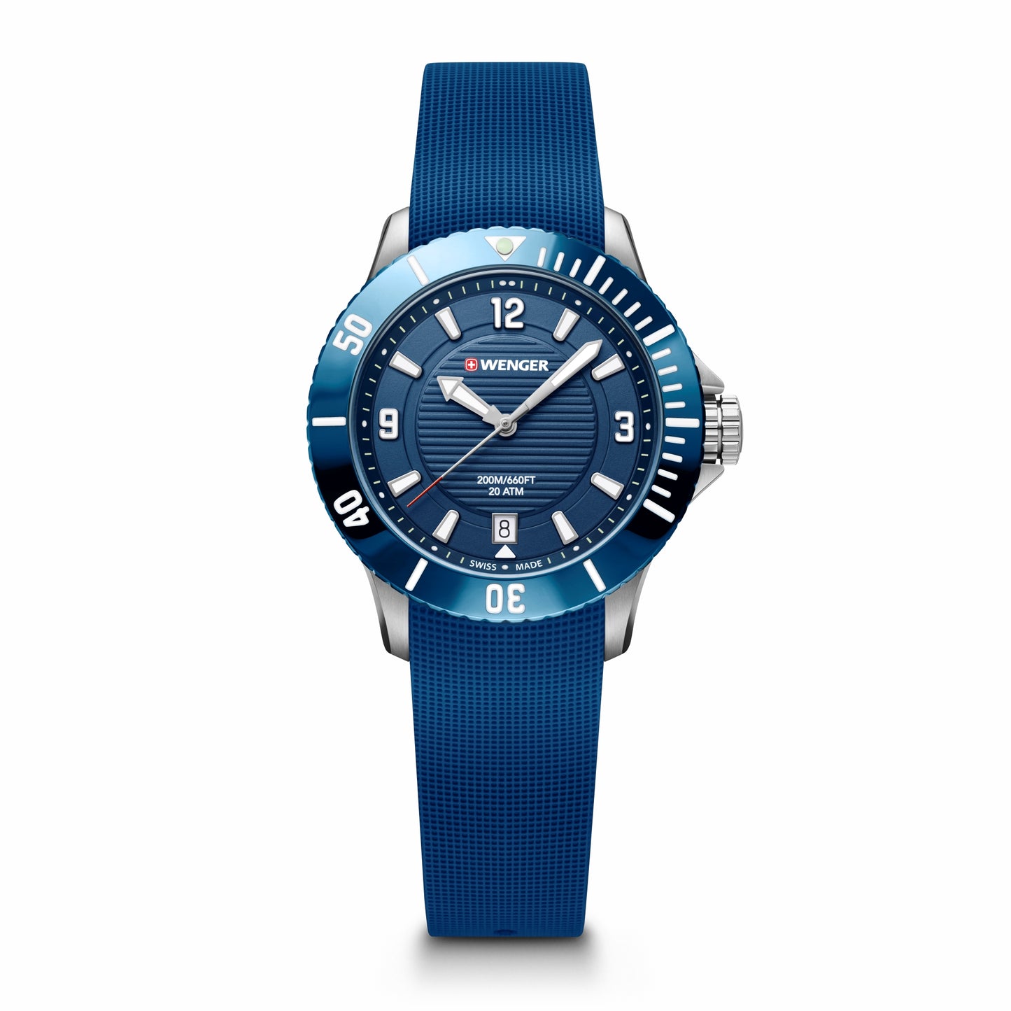 Wenger Seaforce Small 35mm Blue Dial Women Analog Watch 01.0621.112