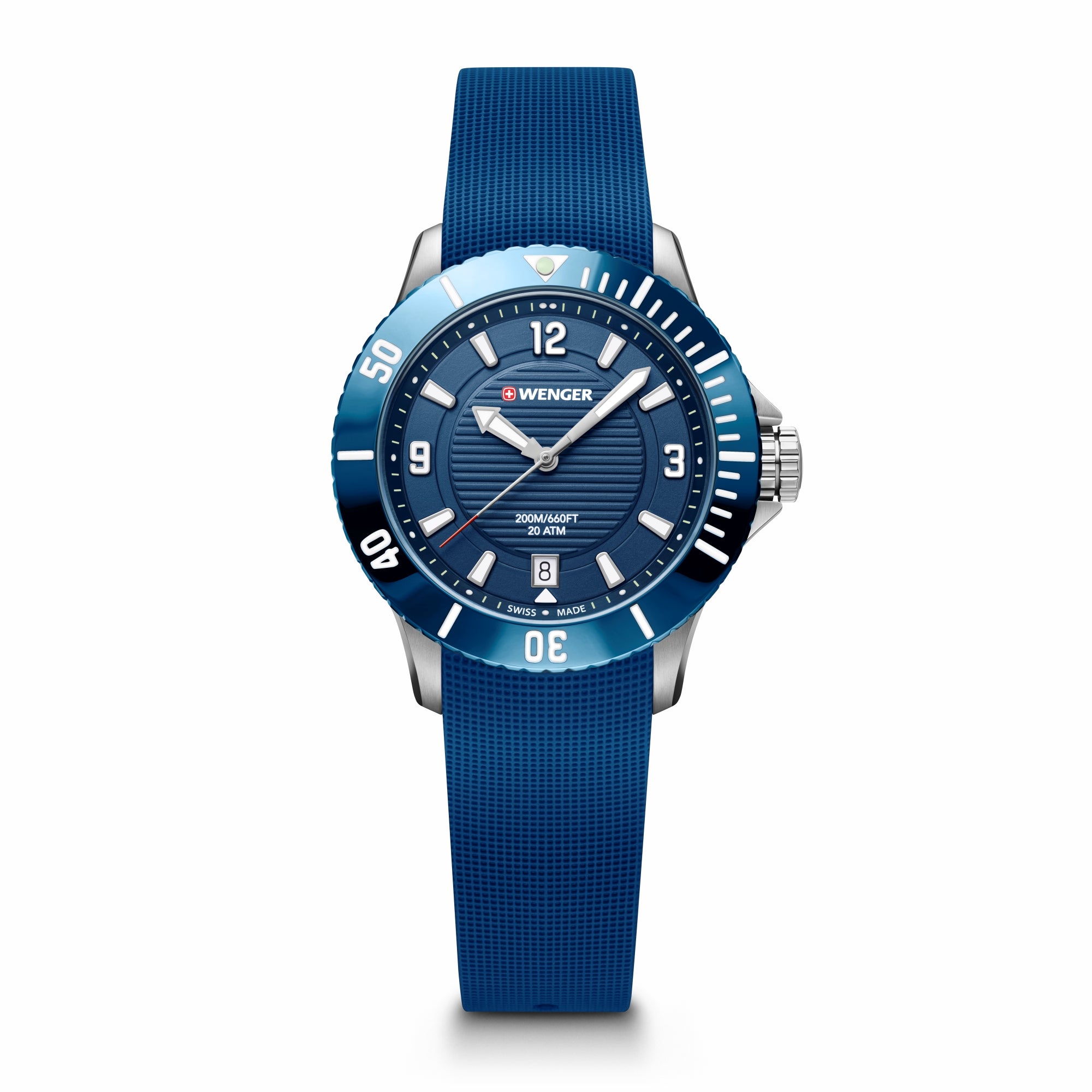 Wenger Seaforce Small 35mm Blue Dial Women Analog Watch 01.0621.112