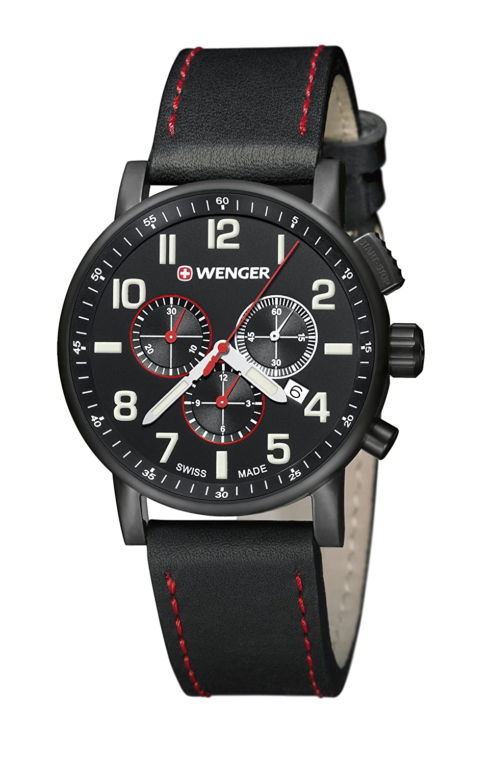 Wenger Attitude Chrono 43mm Black Dial Men Watch 01.0343.104