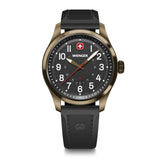 Wenger Terragraph Black Dial 43mm Men Analog Watch 01.0541.125