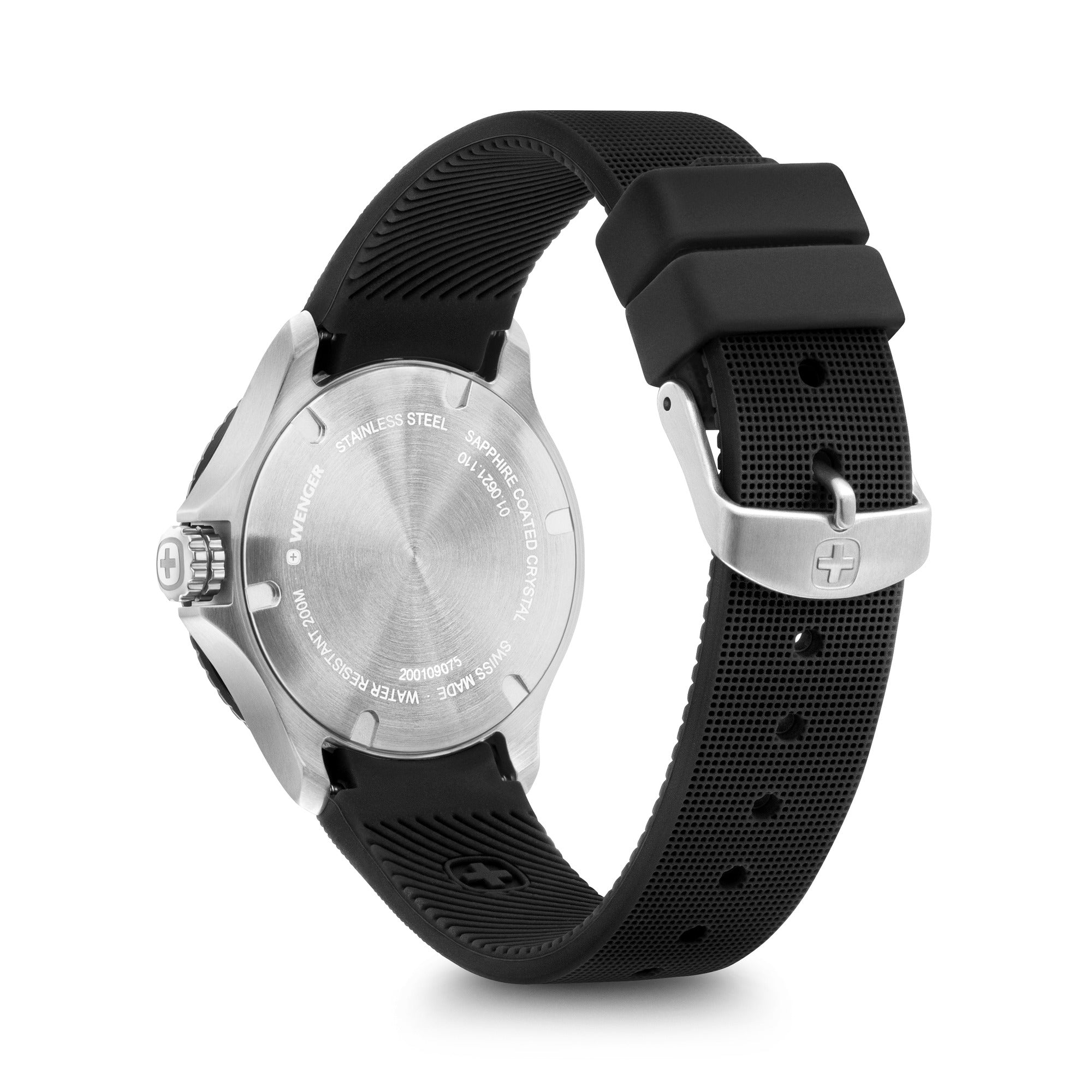 Wenger Seaforce Small 35 mm Black Dial Women Watch 01.0621.110