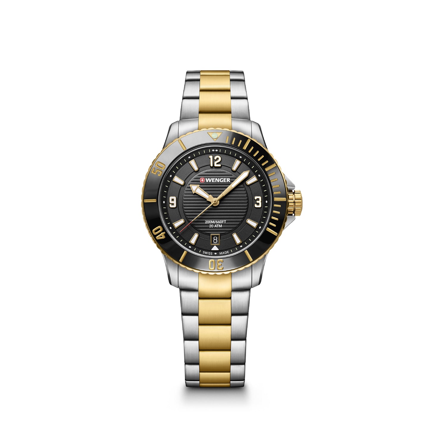 Wenger Seaforce Small 35mm Black Dial Women Analog Watch 01.0621.113