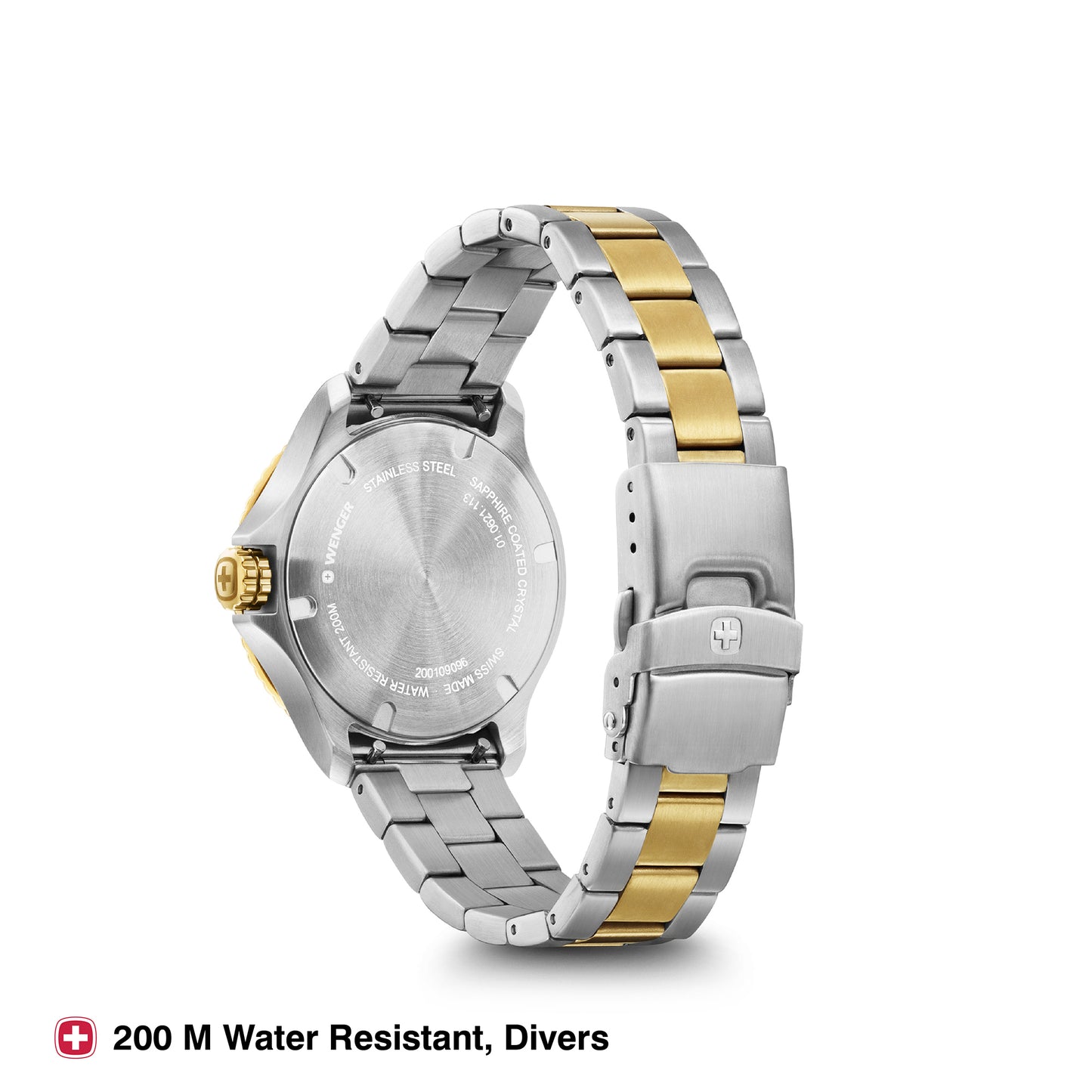 Wenger Seaforce Small 35mm Black Dial Women Analog Watch 01.0621.113