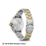 Wenger Seaforce Small 35mm Black Dial Women Analog Watch 01.0621.113