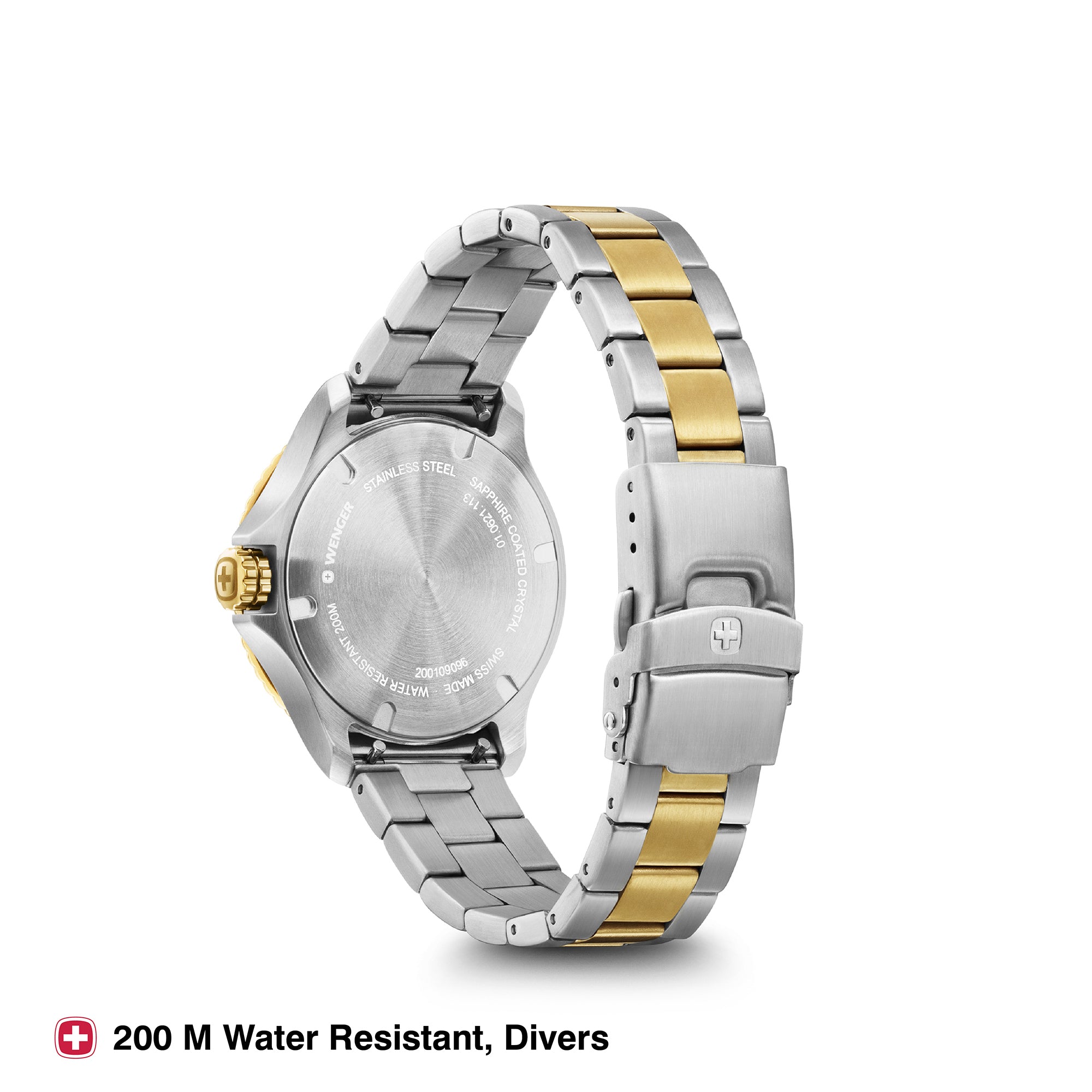 Wenger Seaforce Small 35mm Black Dial Women Analog Watch 01.0621.113