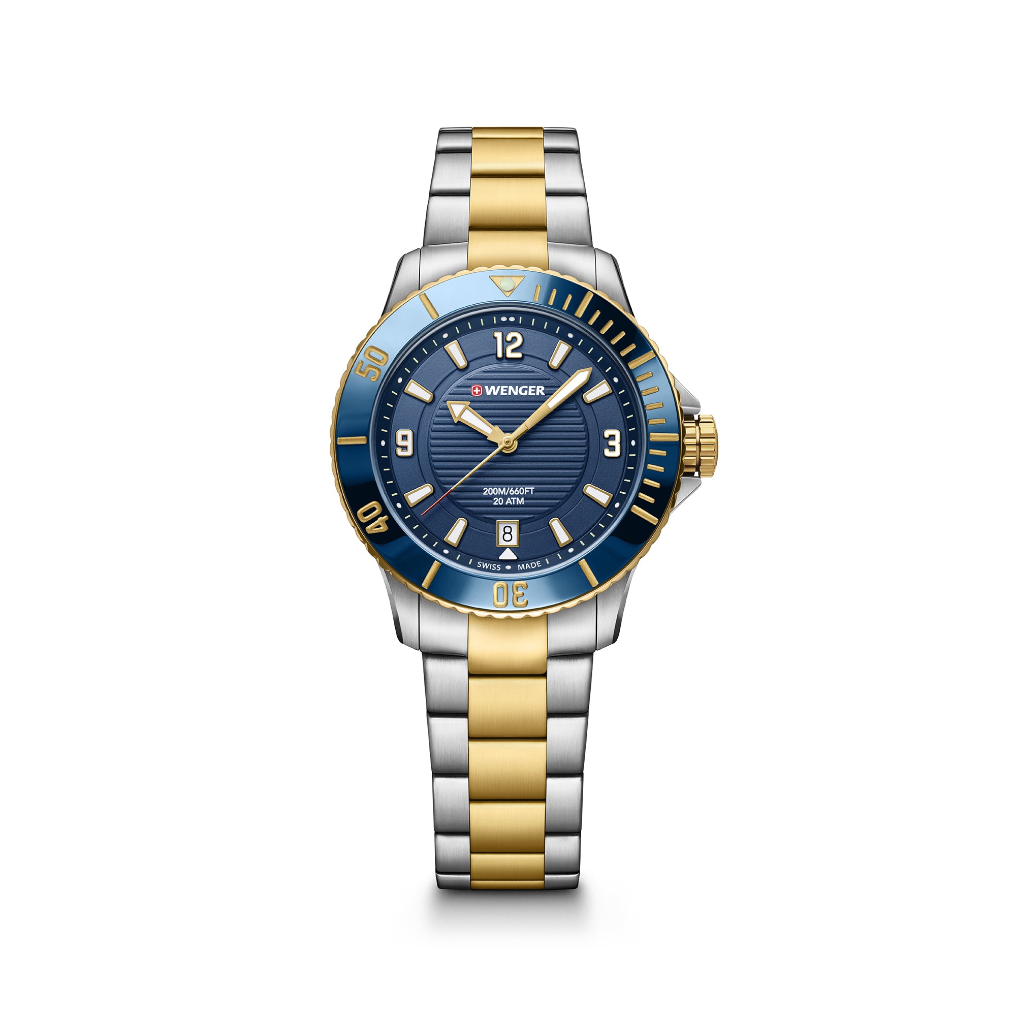 Wenger Seaforce Small 35mm Blue Dial Women Analog Watch 01.0621.114