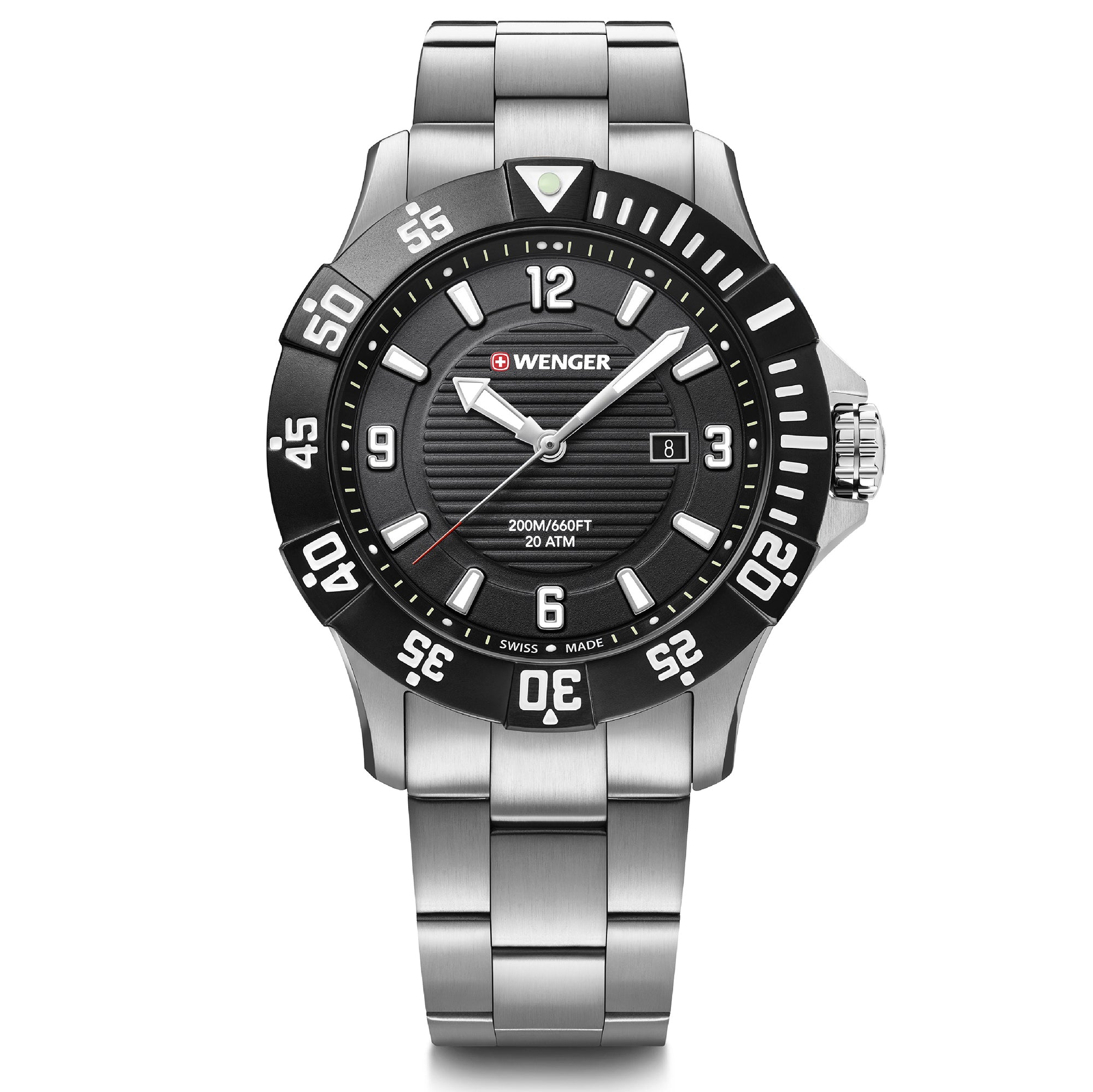 Wenger Seaforce 43mm Black Dial Men Analog Watch 01.0641.131