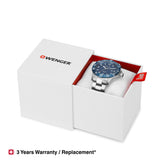 Wenger Seaforce 43mm Blue Dial Men Analog Watch 01.0641.133