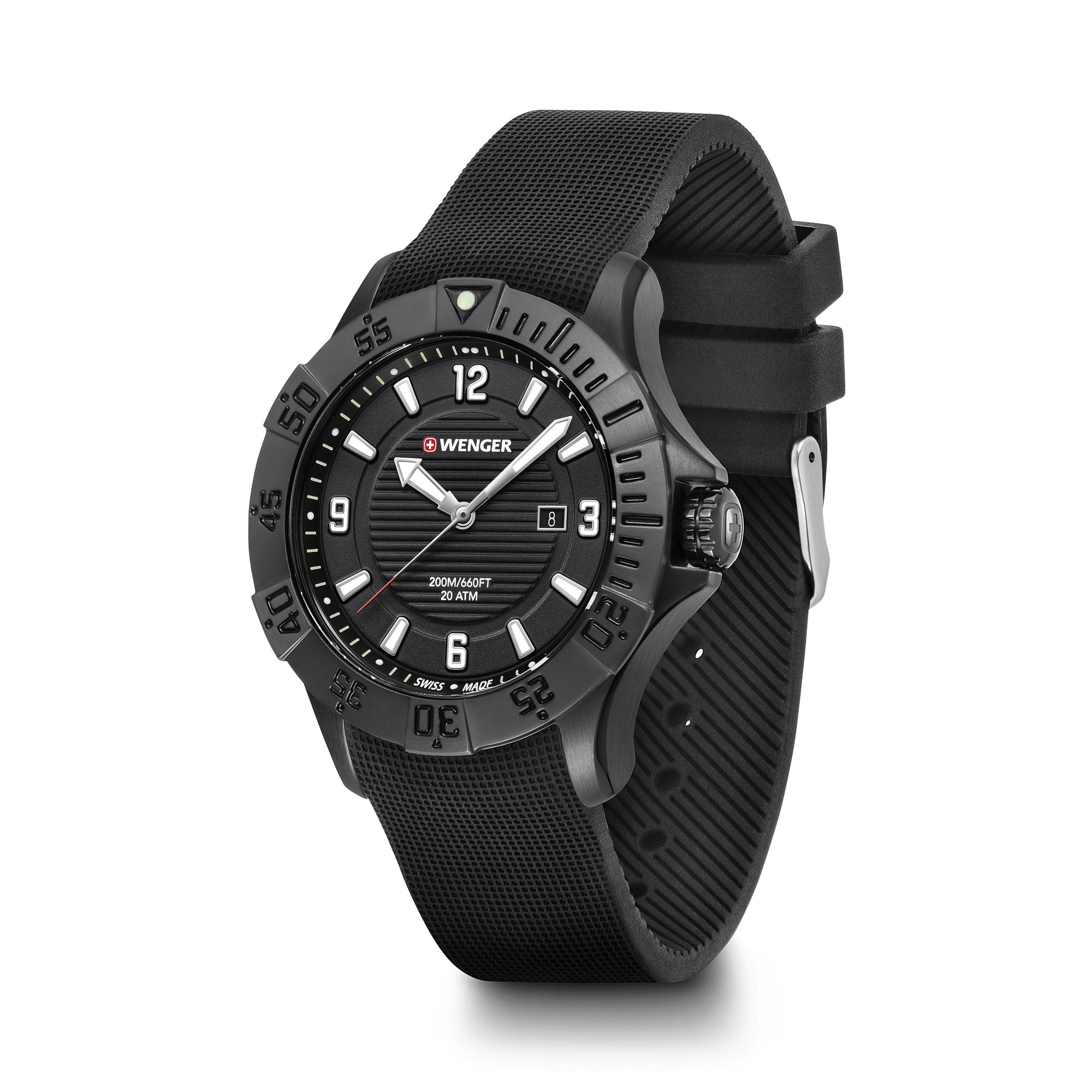 Wenger Sea Force 43 mm Black Dial Men Analog Watch 01.0641.134