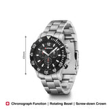 Wenger Seaforce Chrono 43mm Black Dial Men Watch 01.0643.117