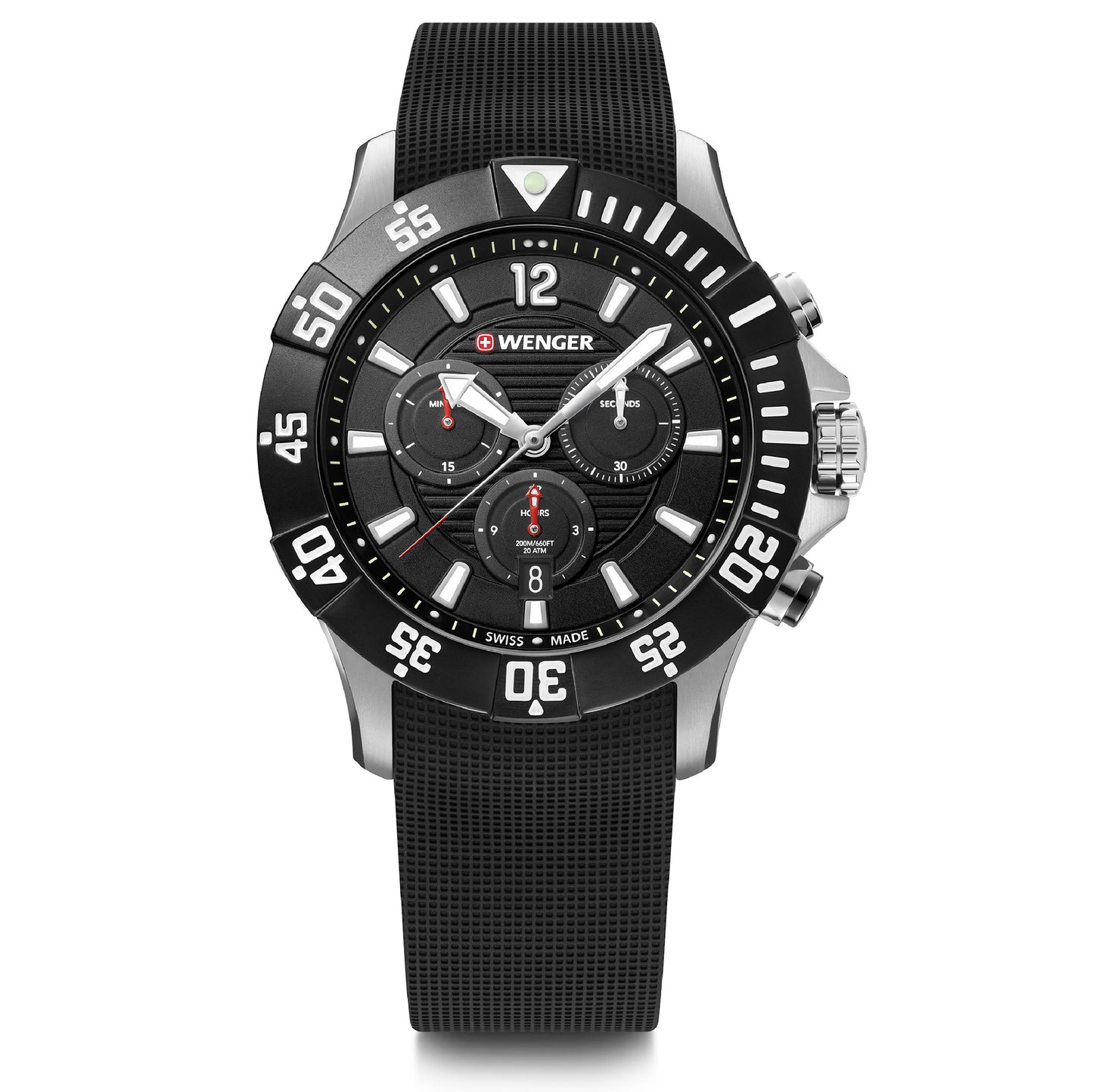 Wenger Seaforce Chrono 43mm Black Dial Men Watch 01.0643.118