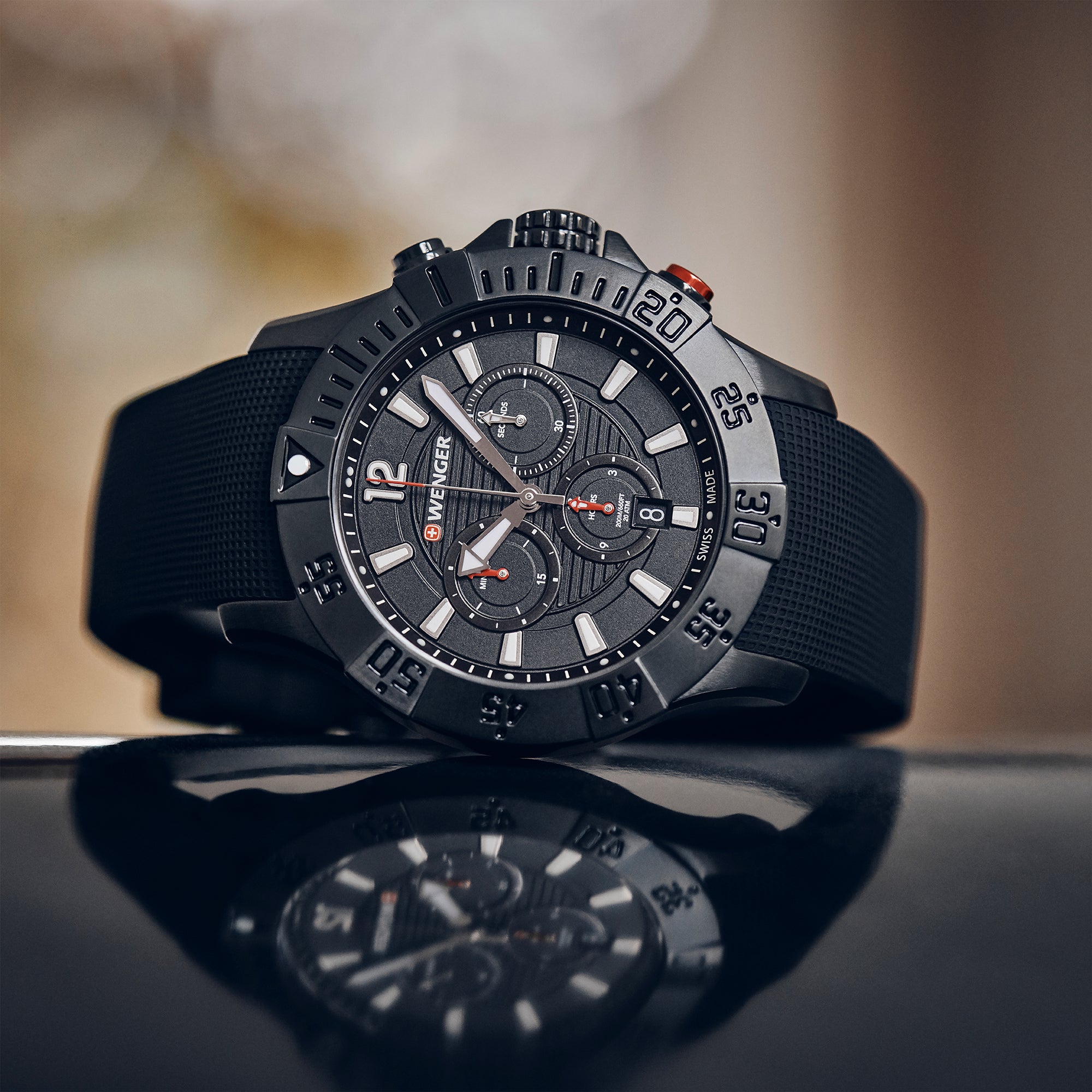 Wenger Seaforce Chrono 43mm Black Dial Men Watch 01.0643.120