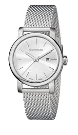 Wenger Urban Classic 34mm Silver Dial Women Analog Watch 01.1021.116