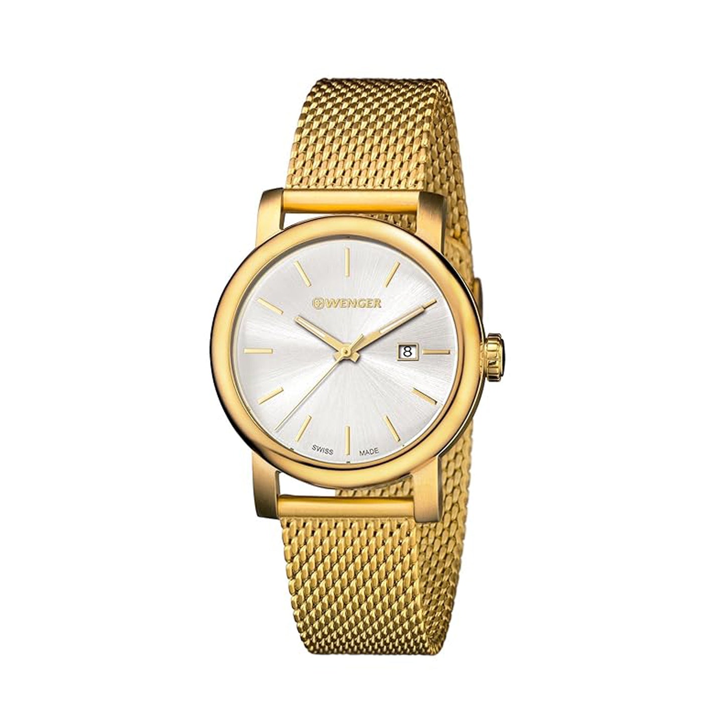 Wenger Urban Classic 34mm White Dial Women Analog Watch 01.1021.118