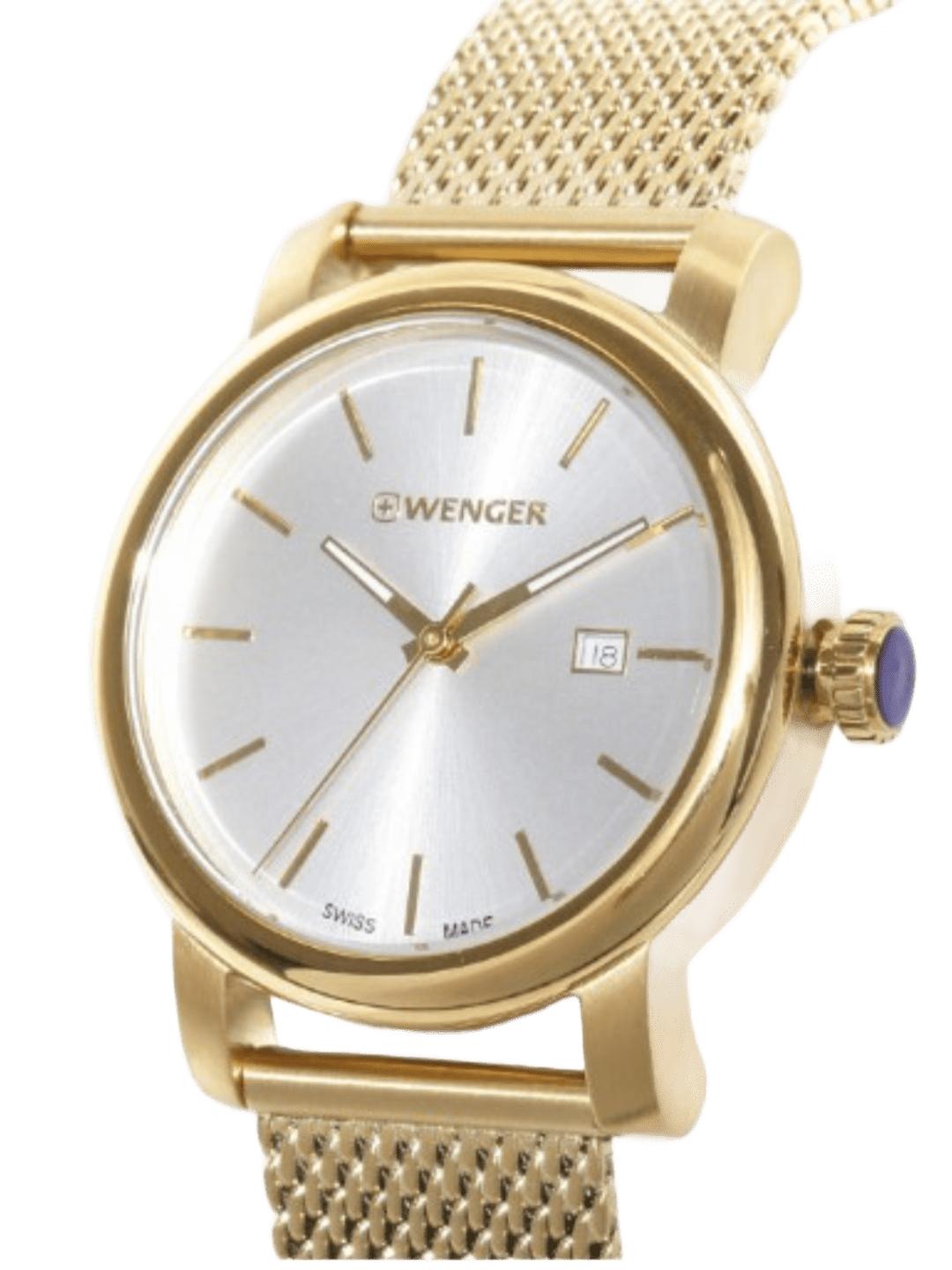 Wenger Urban Classic 34mm White Dial Women Analog Watch 01.1021.118