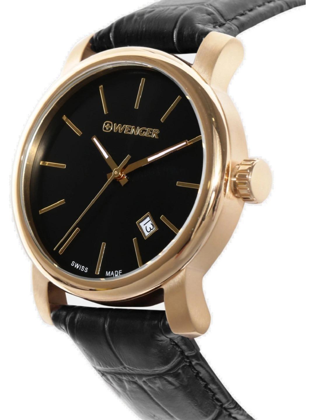Wenger Urban Classic 41mm Black Dial Men Analog Watch 01.1041.123