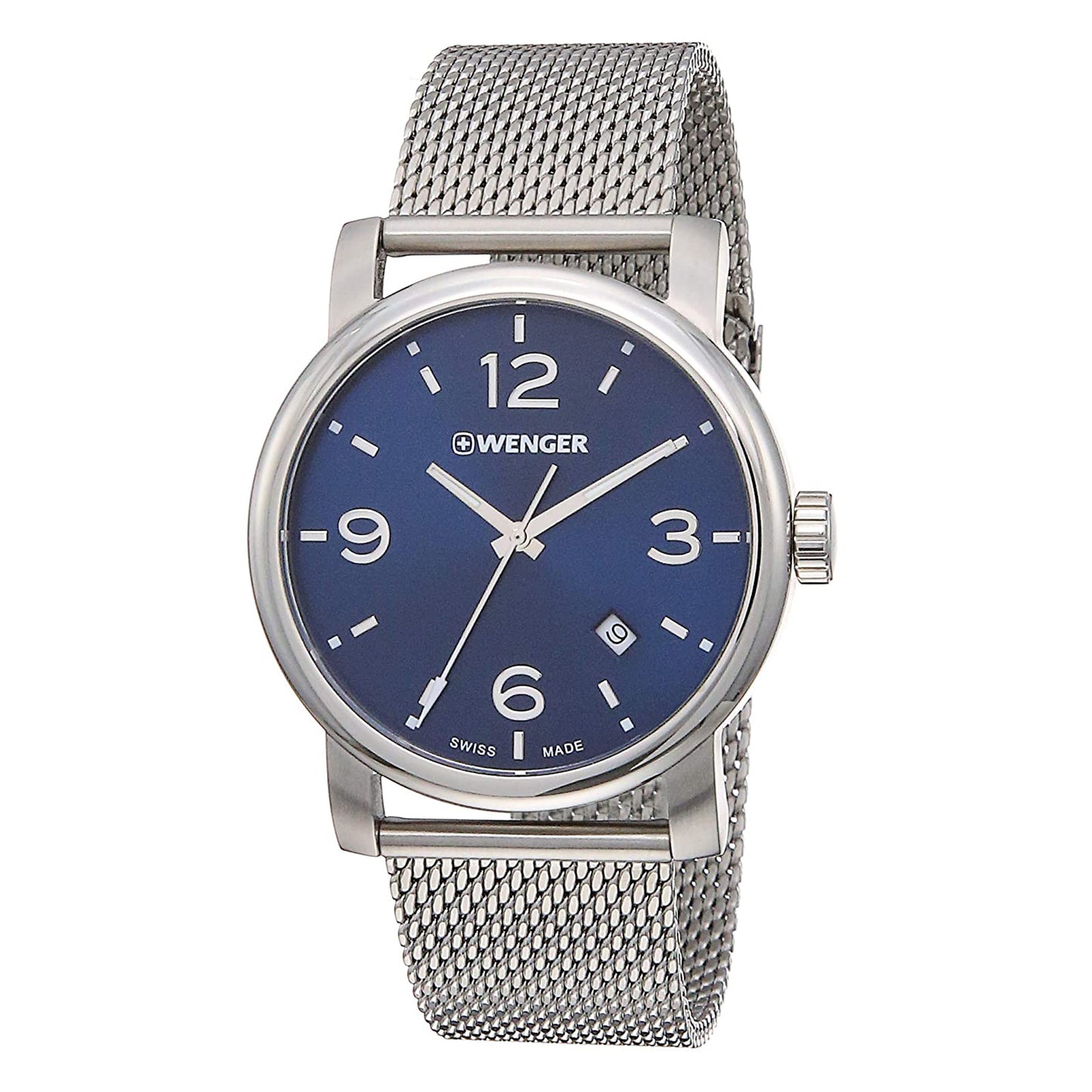 Wenger Urban Metropolitan 41 mm Blue Dial Men Analog Watch 01.1041.125