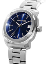 Wenger Edge Index Women 34 mm Blue Dial Analog Watch 01.1121.103