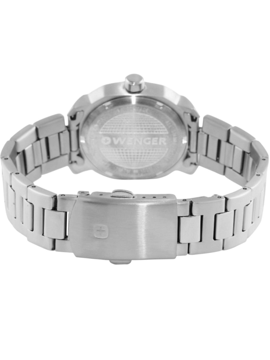 Wenger Edge Index Women 34 mm Blue Dial Analog Watch 01.1121.103