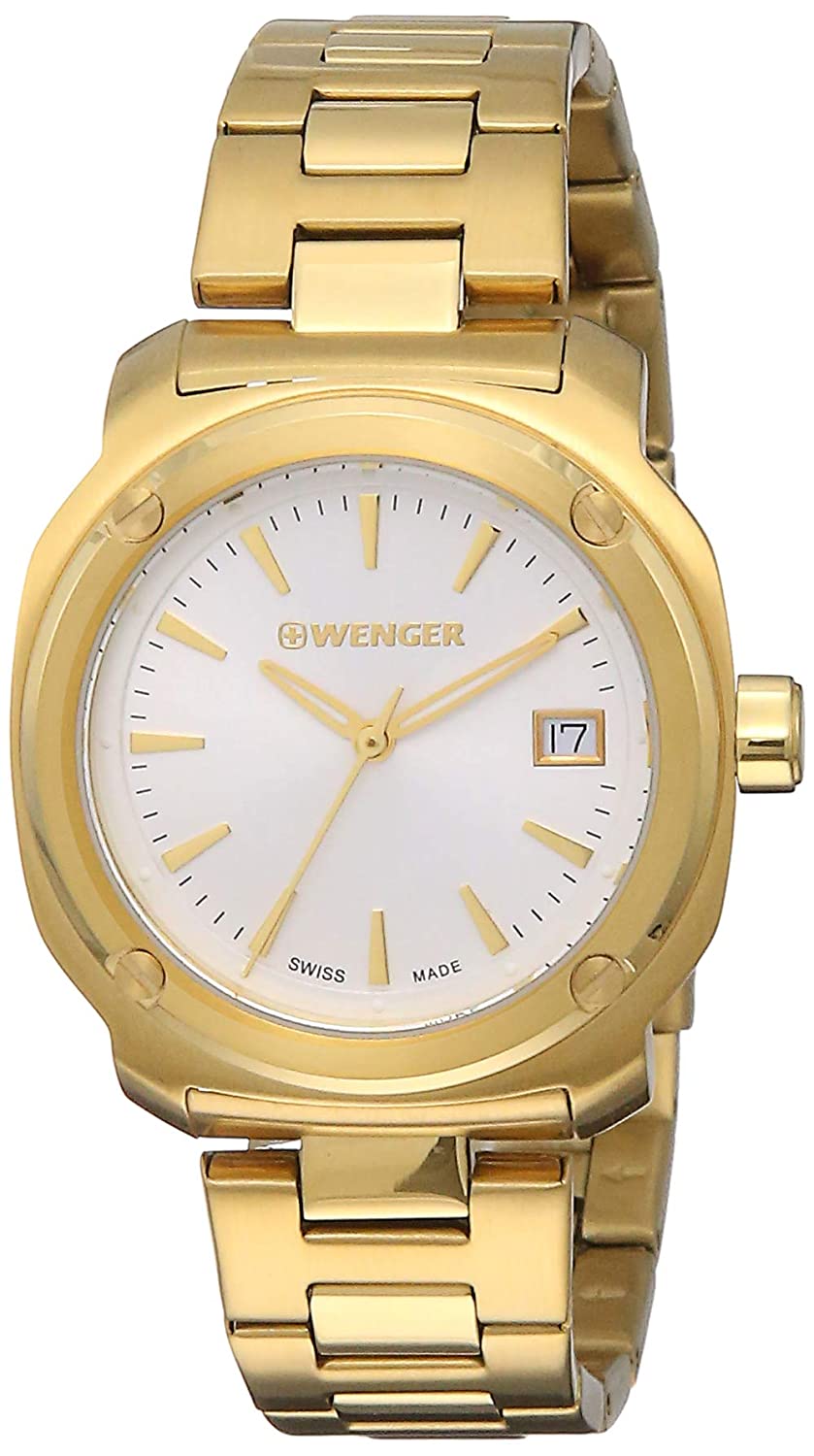 Wenger Edge Index 34mm White Dial Women Analog Watch 01.1121.107
