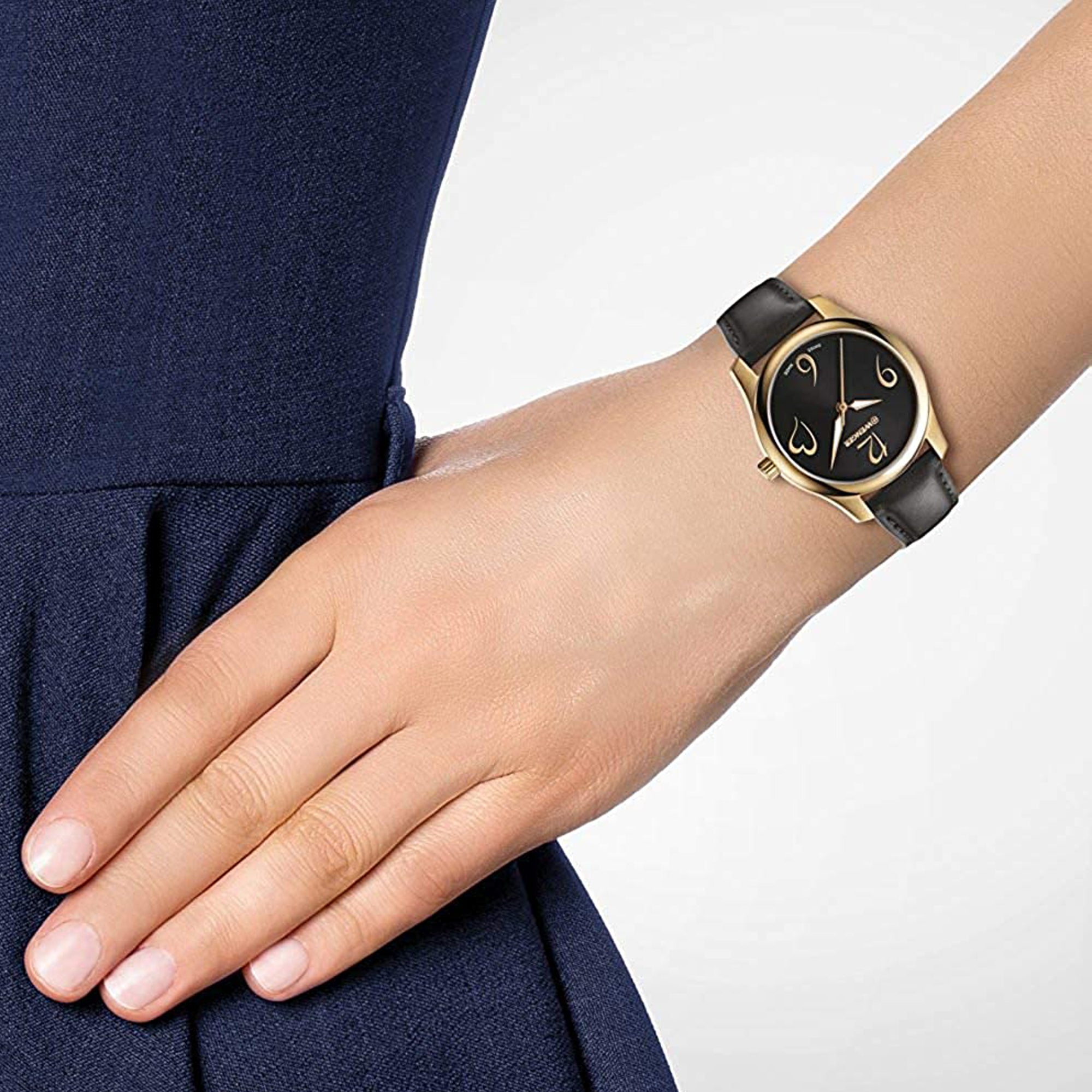 Wenger City Classic 34 mm Black Dial Women Analog Watch 01.1421.107