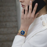 Wenger City Very 34 mm Blue Dial Women Analog Watch 01.1421.120