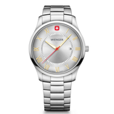 Wenger City Classic 42 mm Silver Dial Men Analog Watch 01.1441.136