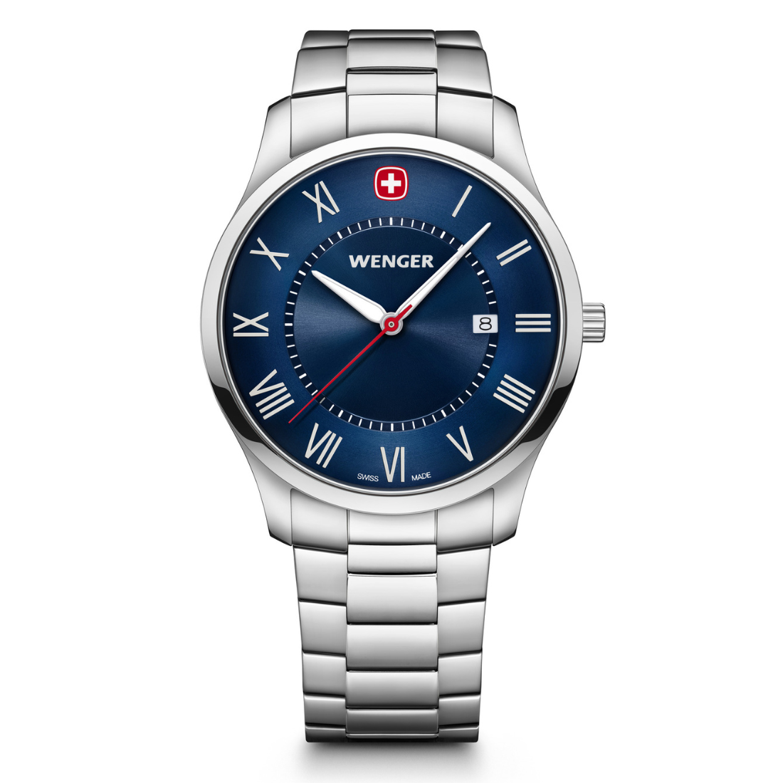 Wenger City Classic 42 mm Blue Dial Men Analog Watch 01.1441.137