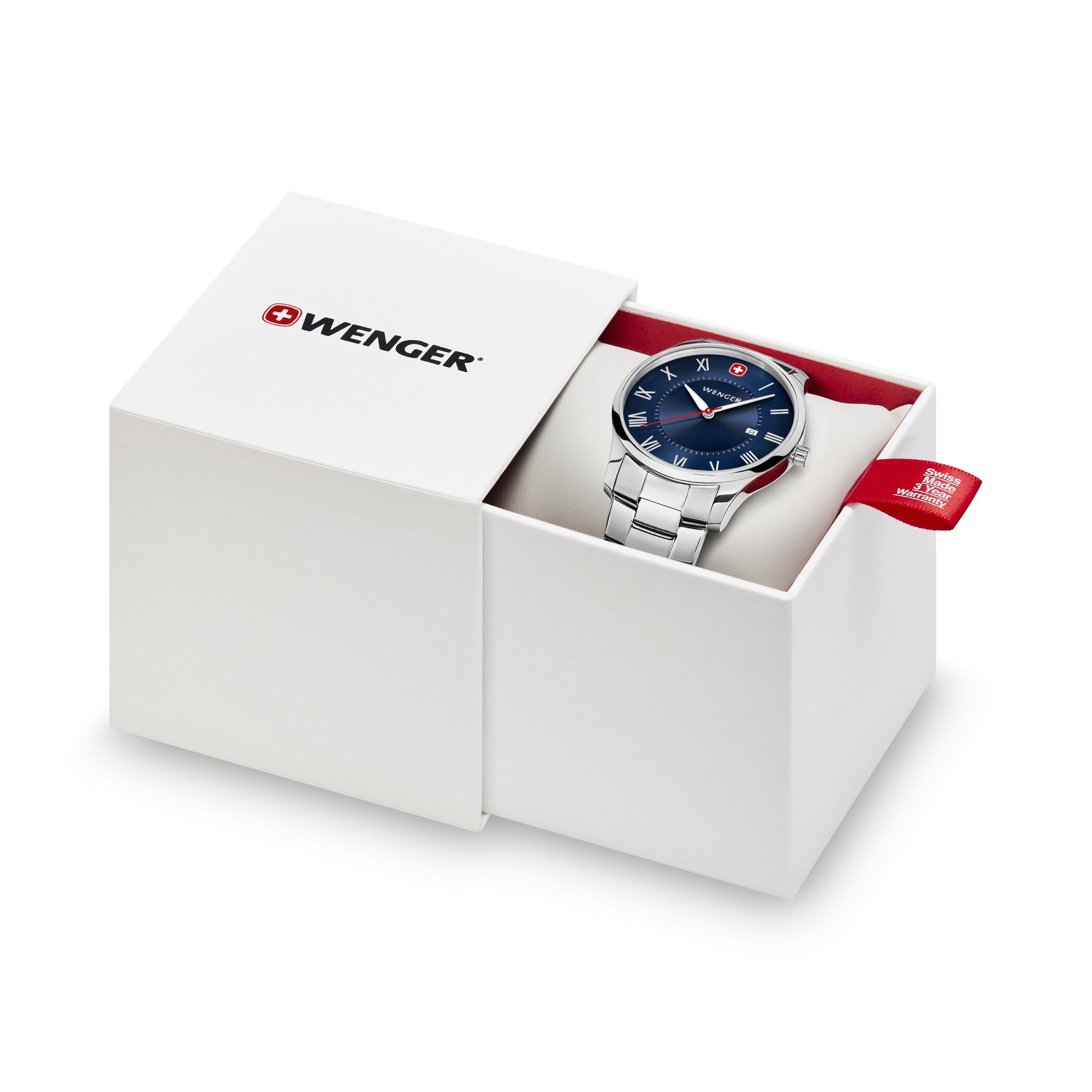 Wenger City Classic 42 mm Blue Dial Men Analog Watch 01.1441.137