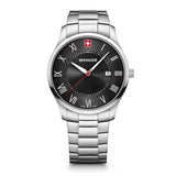 Wenger City Classic 42 mm Black Dial Men Analog Watch 01.1441.140
