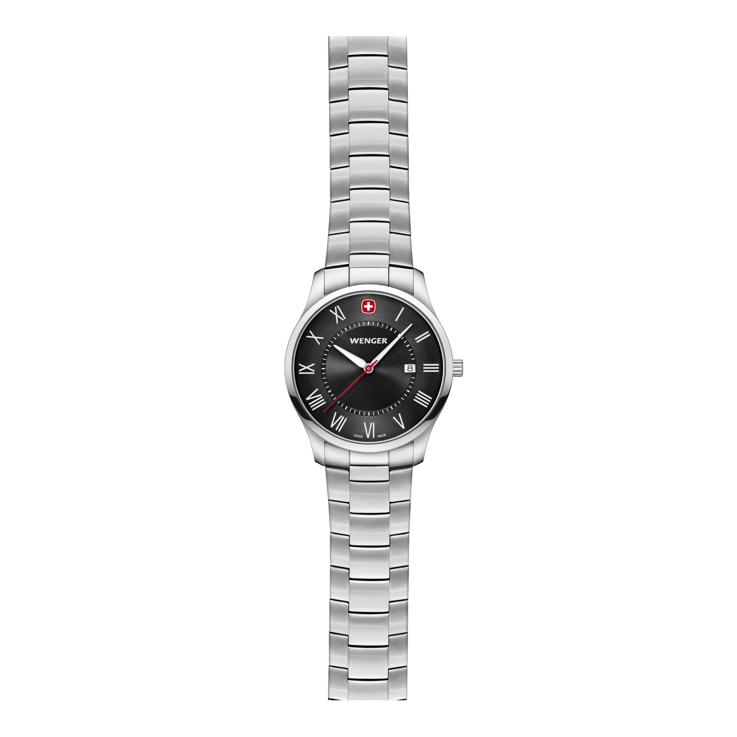 Wenger City Classic 42 mm Black Dial Men Analog Watch 01.1441.140