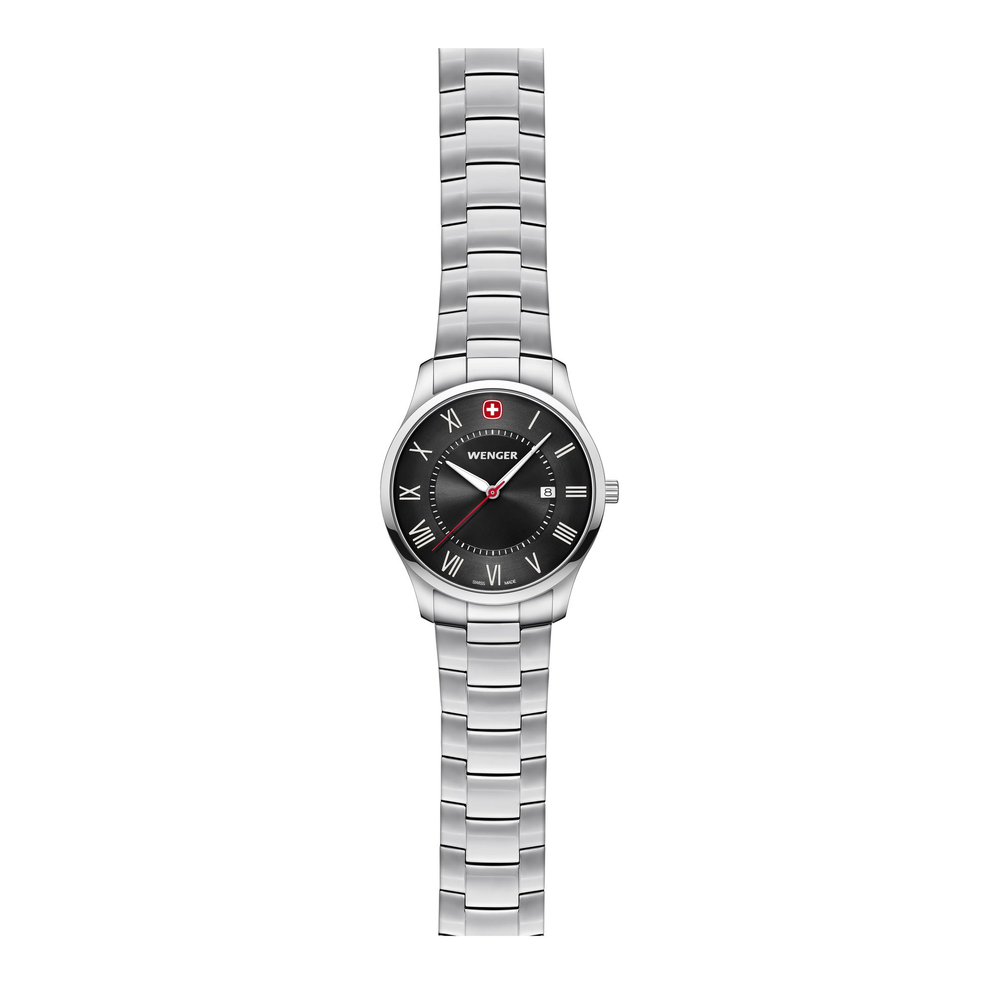 Wenger City Classic 42 mm Black Dial Men Analog Watch 01.1441.140