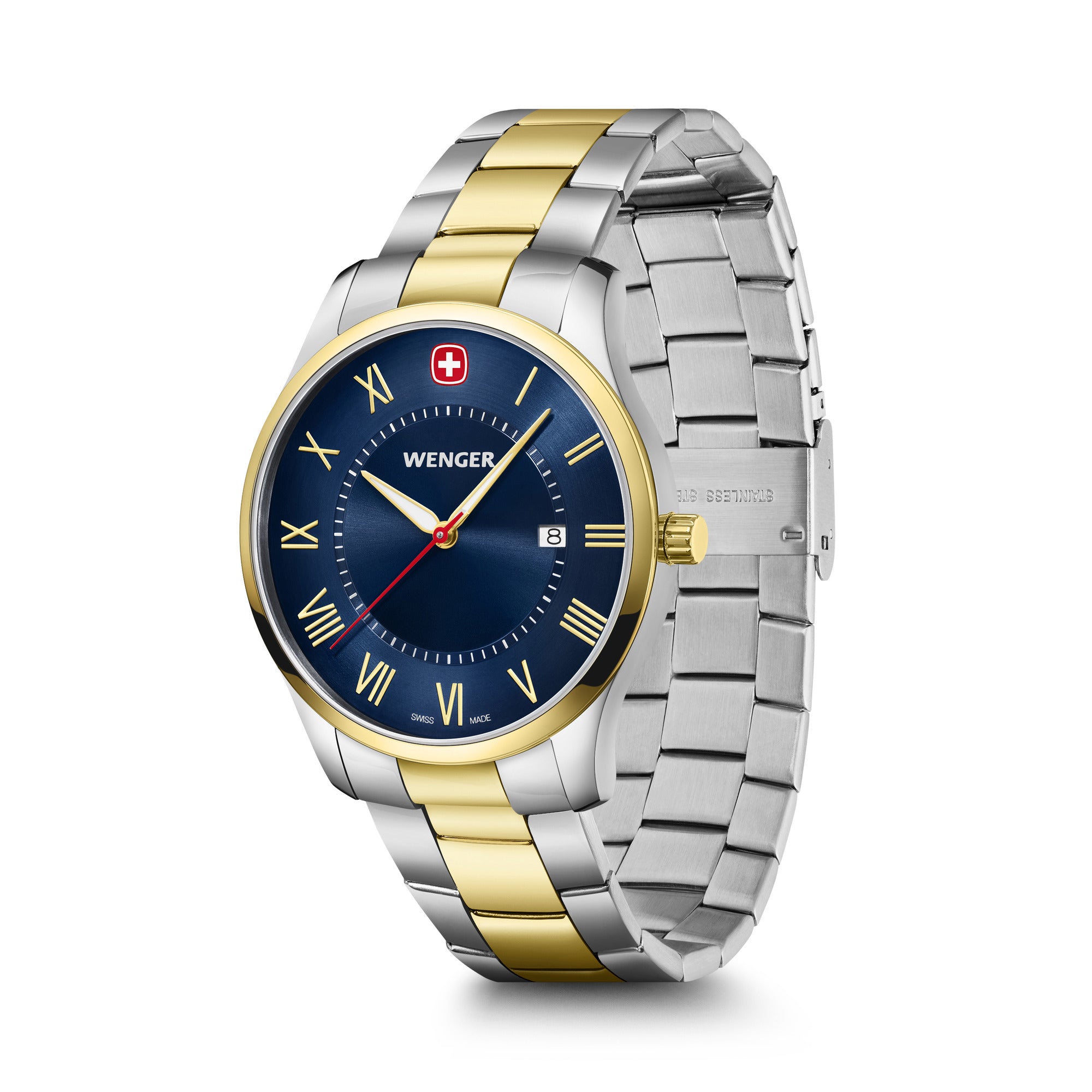 Wenger City Classic 42 mm Blue Dial Men Analog Watch 01.1441.141