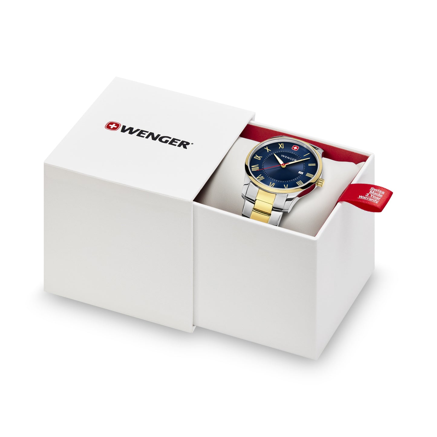 Wenger City Classic 42 mm Blue Dial Men Analog Watch 01.1441.141