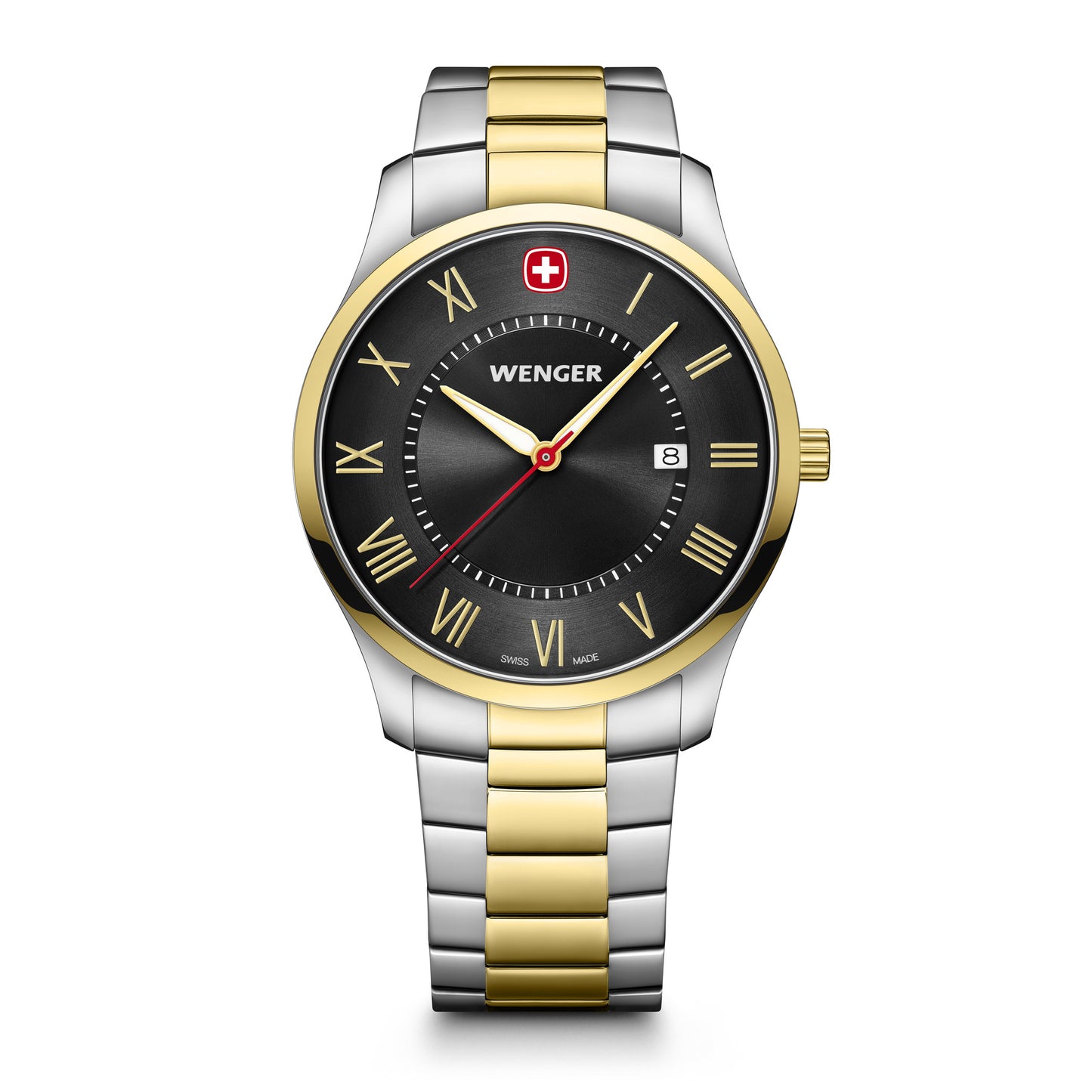 Wenger City Classic 42 mm Black Dial Men Analog Watch 01.1441.142