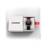 Wenger City GMT Swiss Made 42 mm Black Dial Men Watch 01.1442.102